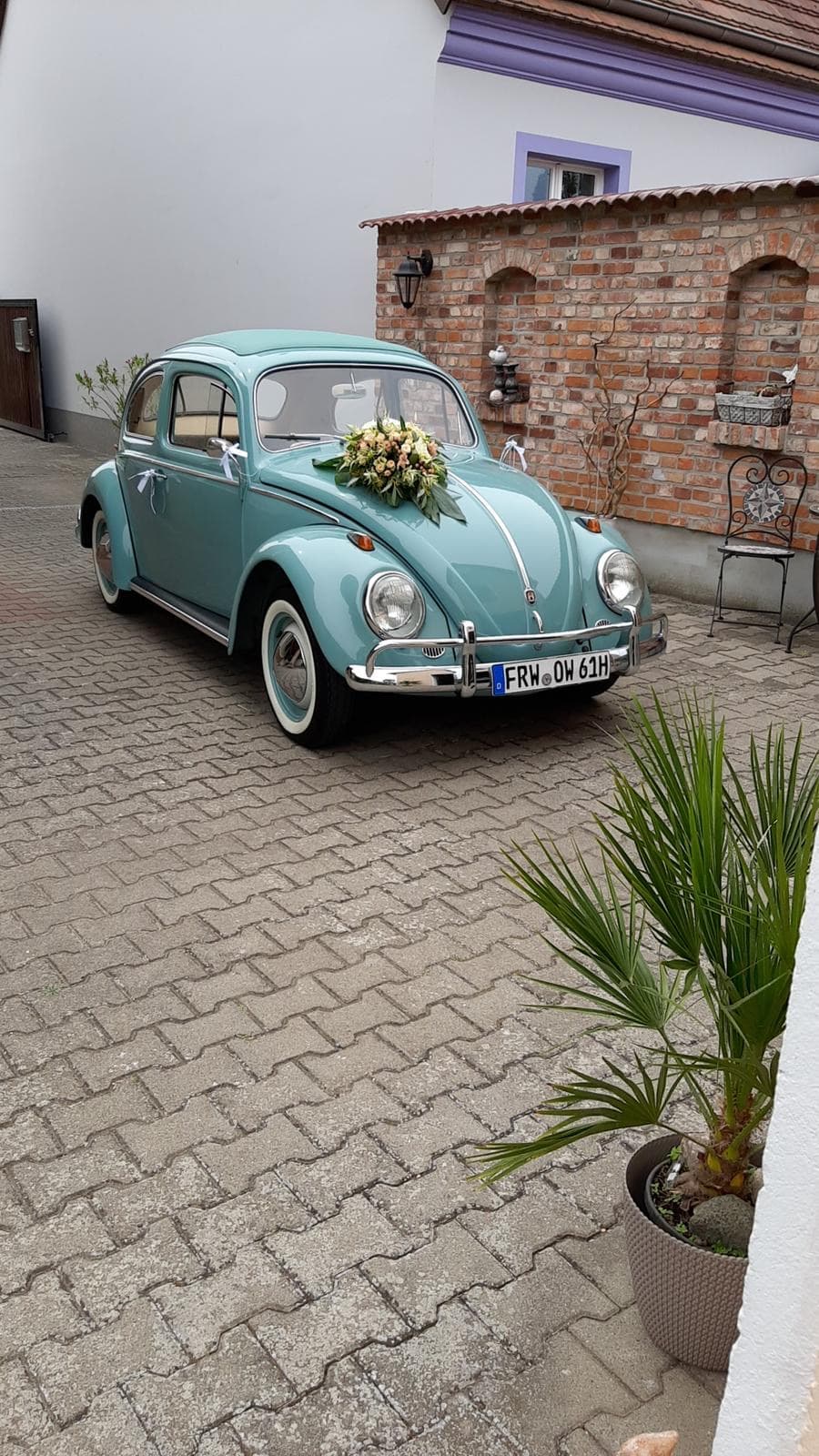 VW Käfer Hochzeitsfahrzeug